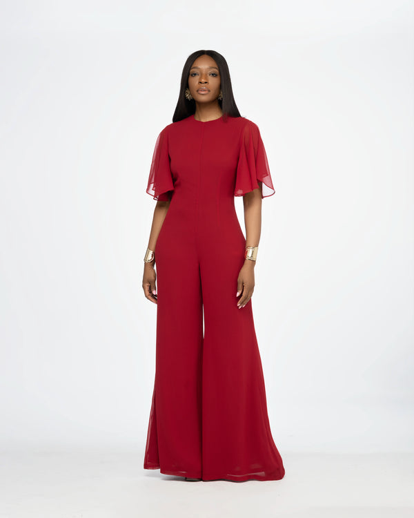 Eli Jumpsuit In Red