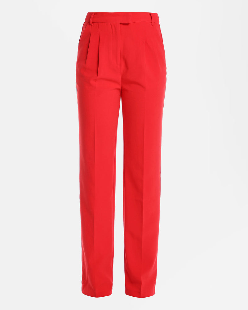 Chikito  Classic Tailored Suit In Red- Blazer & pants