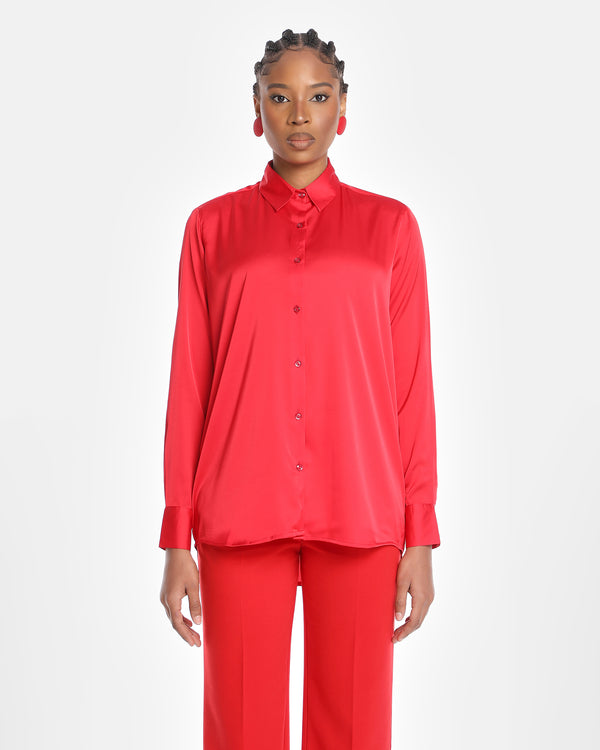 Joanna Blouse In Red